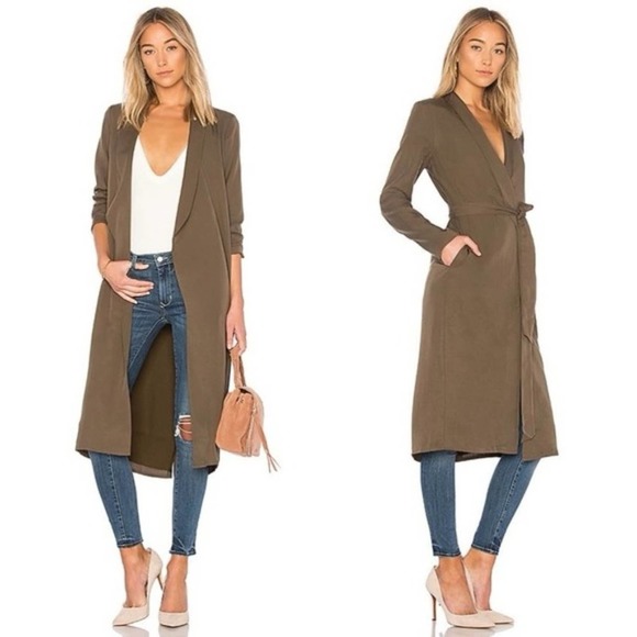 Lovers + Friends Jackets & Blazers - Lovers + Friends Long Duster Trench Coat